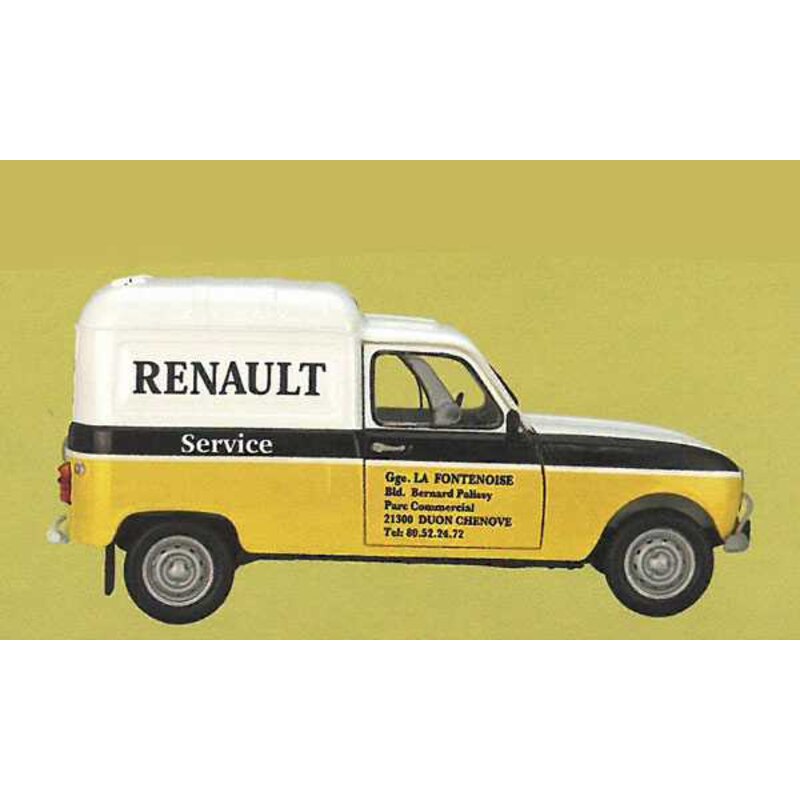 Porte-clés Renault 4 Fourgonnette, en étain