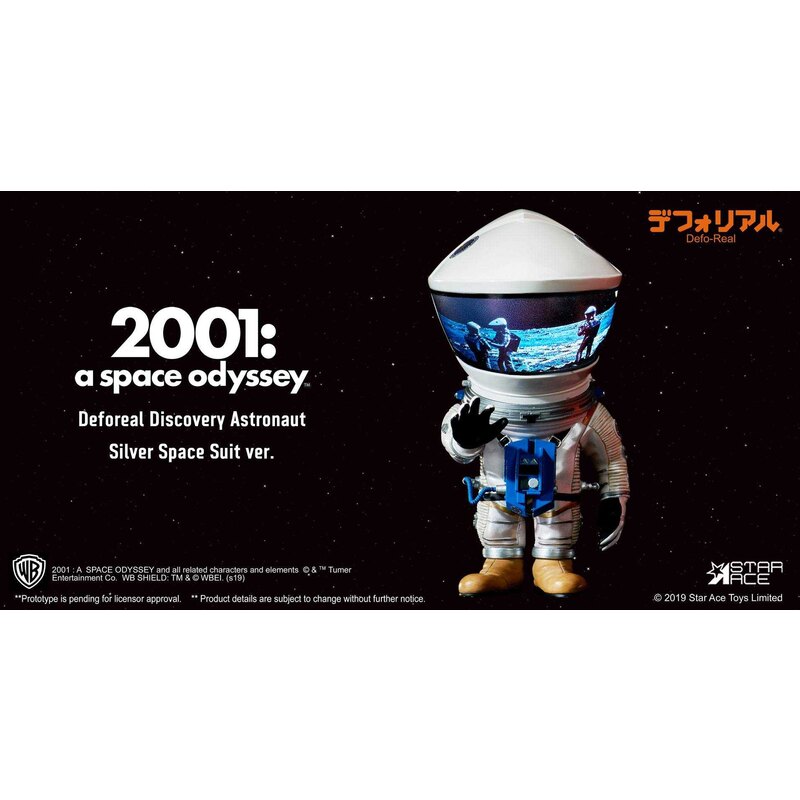 2001, l'Odyssée de l'espace figurine Artist Defo-Real Series DF Astronaut Silver Ver. 15 cm