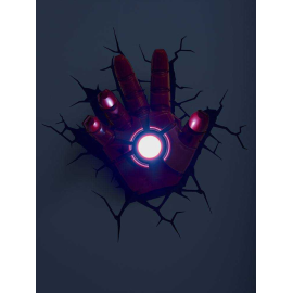 Avengers lampe 3D LED Iron Man Hand