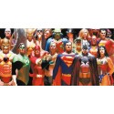 DC Comics poster en verre Justice League 60 x 30 cm