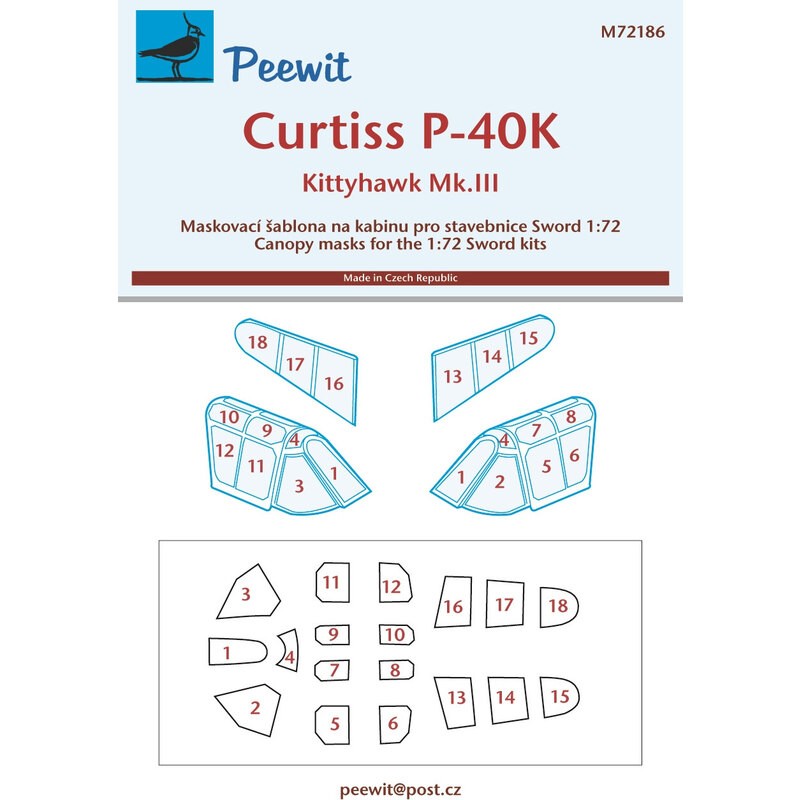 Curtiss P-40K / Kittyhawk Mk.III (conçu pour être utilisé avec les kits d'épée) [Mk.I] [Curtiss P-40K Warhawk]