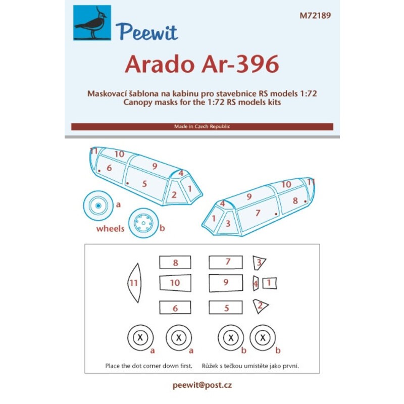 Arado Ar-396 (conçu pour être utilisé avec les kits de modèles RS)