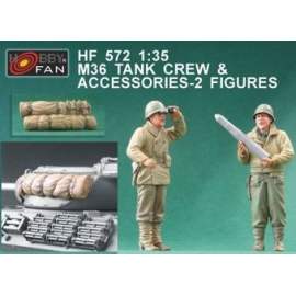 Figurine M36 Tank Crew & Accessories-2 Figures