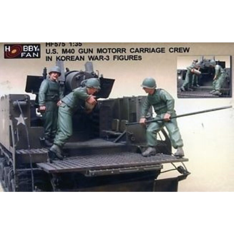 US M40 Gun Motor Carri.dans Kor.W./3Fig