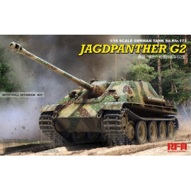 Jagdpanther Ausf.G2 avec liaisons intérieures et pistes praticables