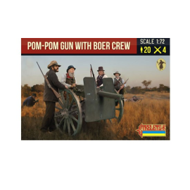 Figurine Pom-Pom Gun avec équipage Boer