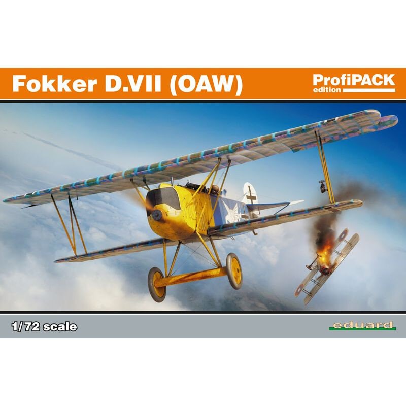 Fokker D.VII (OAW) Kit d'édition ProfiPACK de l'avion de combat allemand Fokker D.VII de la Première Guerre mondiale à l'échelle