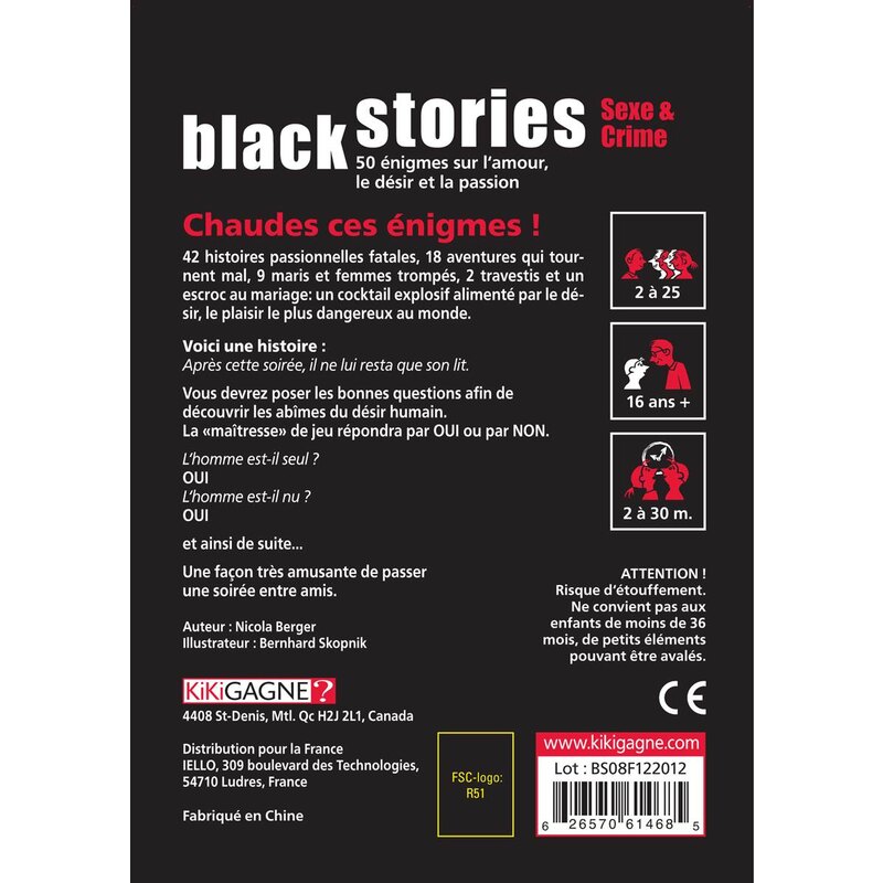 Black Stories - Sexe & Crime