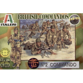 Figurines historiques Commandos britanniques 