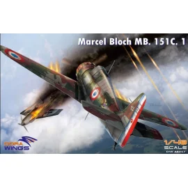 Marcel-Bloch MB.151С.1 - Quatre options de décalques