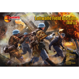  Infanterie de la Luftwaffe Field Division (WWII) 40 figurines en 8 poses