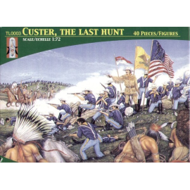 Figurine Réédité! Général Custer ... la dernière chasse. Custers Last Stand ...