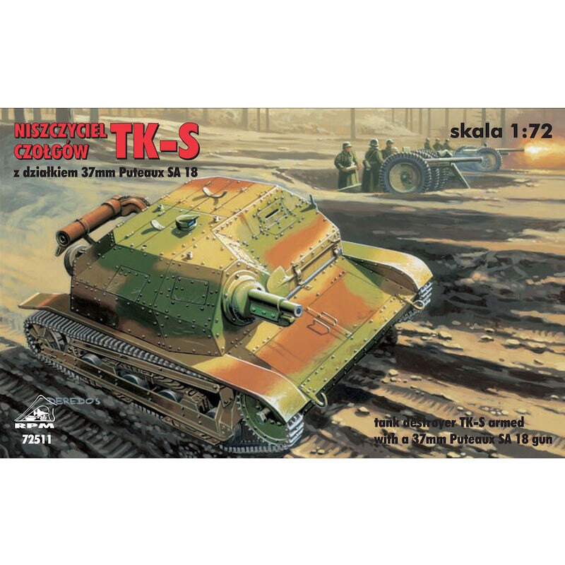 TKS avec 37mm SA138 gunLight Tank TKW II