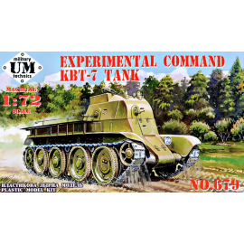 Maquette Commande expérimentale KBT-7 Tank