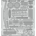 HMS Cornwall 1/350 (conçu pour être utilisé avec les kits Trumpeter)