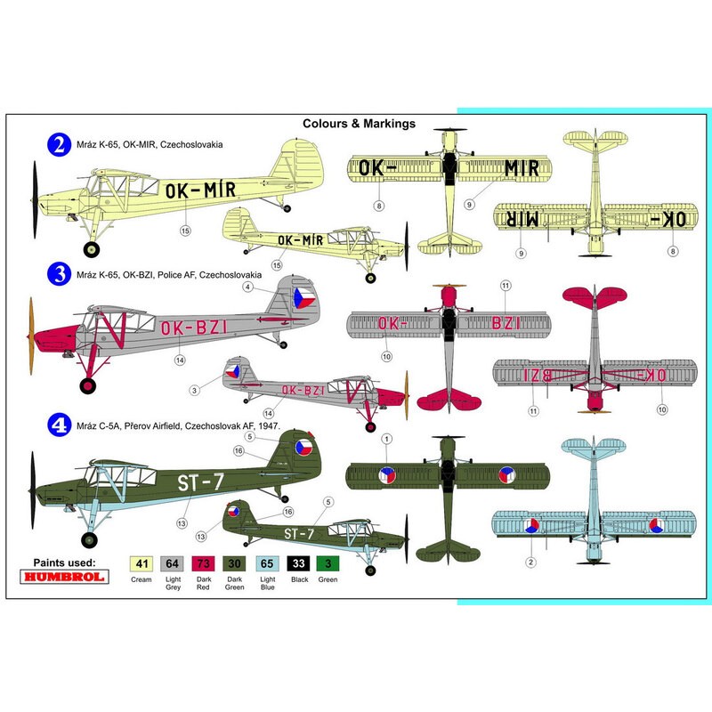 Mraz K-65 / C-5 "En service tchécoslovaque" (ex Heller et SMER)