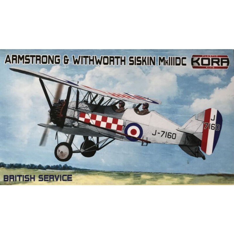 A&W SISKIN Mk.IIIDC British Service (3 marquages)