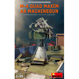 Maquette PISTOLET M-4 QUAD MAXIM AA (peut être monté sur MT35303 comme on le voit sur la 6ème photo)