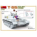 T-55 soviétique POLISH PROD. MODÈLE HAUTEMENT DÉTAILLÉ BARRES DE TORSION PORTABLES LIENS DE VOIE INDIVIDUELS INCLUS PIÈCES ATTAC