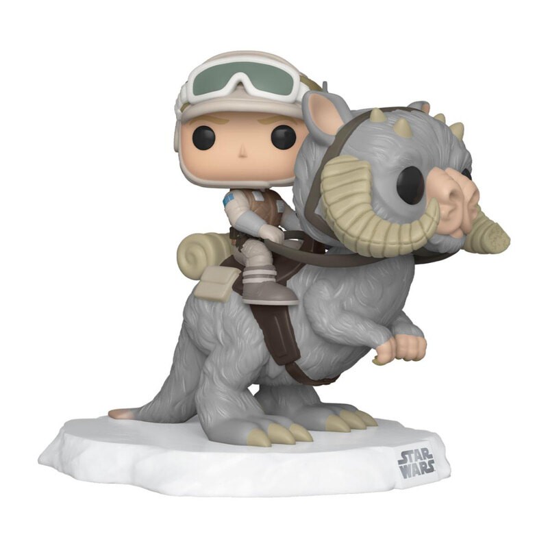 Star Wars POP! Deluxe Movies Figurine en vinyle Luke on Taun Taun 9 cm