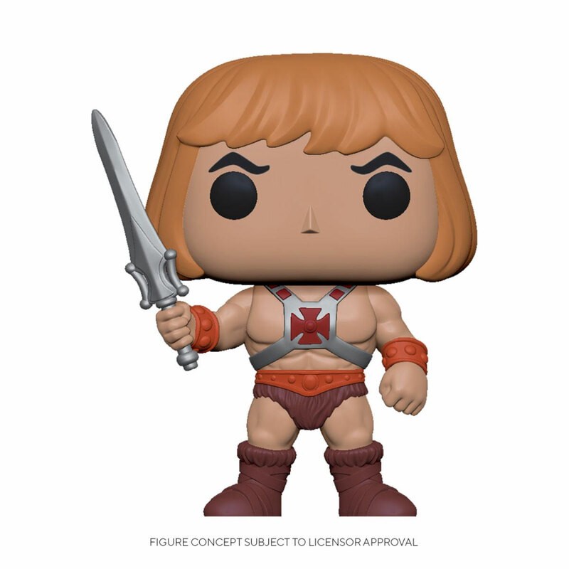 Maîtres de l'univers POP! Animation figurine vinyle He-Man 9 cm