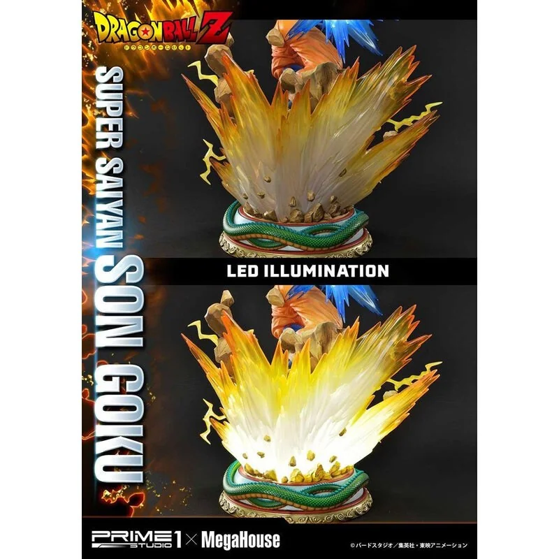 Dragon Ball Z statuette 1/4 Super Saiyan Son Goku Deluxe Version 64 cm