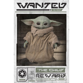 Star Wars Le pack mandalorien affiches Wanted The Child 61 x 91 cm (5)