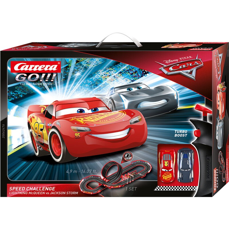 Carrera GO!!! Disney Pixar Cars - Neon Nights – Circuit de course électrique  avec voitures miniatures Flash McQueen et Jackson Storm – Jouet pour  enfants à partir de 6 ans : : Jeux et Jouets