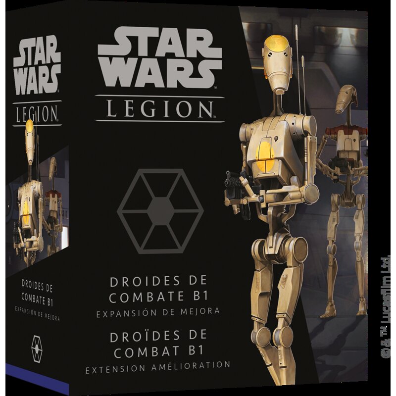 Extension et figurine pour jeux de figurines/Figurines pour jeu de figurines Star Wars Légion : Droïdes de Combat B1 Upgrade