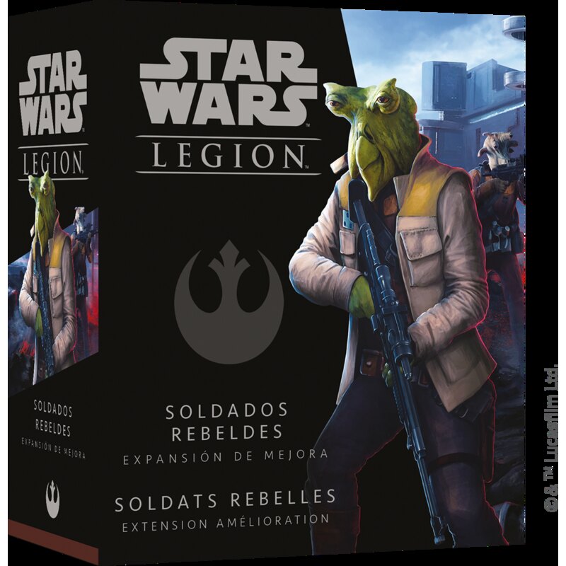 Extension et figurine pour jeux de figurines/Figurines pour jeu de figurines Star Wars Légion : Soldats Rebelles Upgrade