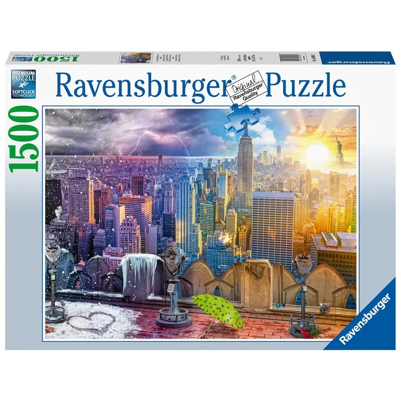 Puzzle 1500 p - Les saisons à New York