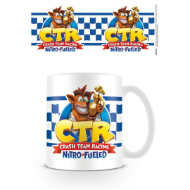 Crash Bandicoot: Crash Team Racing - Mug drapeau à damier
