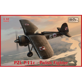 Maquette avion De retour en stock! PZL P.11c Fighter polonais Plusieurs faits sur les kits: - Premier modèle en plastique à inje