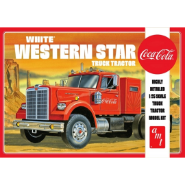 Semi Tracteur Western Star Blanc - Coca Cola