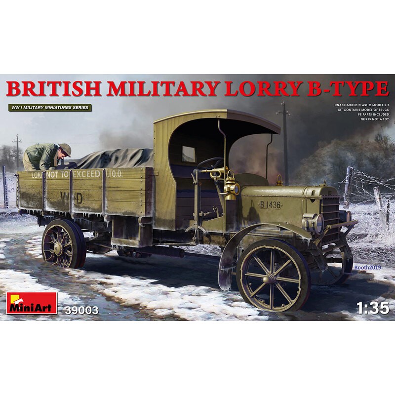 CAMION MILITAIRE BRITANNIQUE DE TYPE B MODÈLE HAUTEMENT DÉTAILLÉ PIÈCES DE MÉCANISME PRÉCISES INCLUS PIÈCES DÉCAPÉES À LA PHOTO 