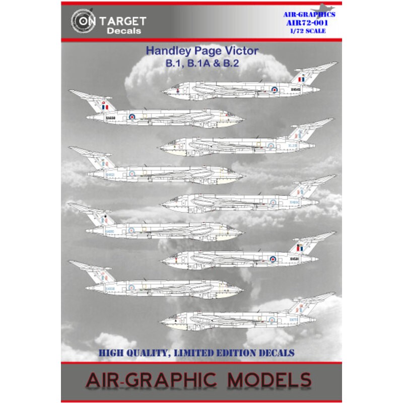 Décal Handley-Page Victor B.1 / B.2 Handley-Page Victor B Mk.1, XH645 du 57 Squadron RAF Honington 1960Handley-Page Victor B Mk.