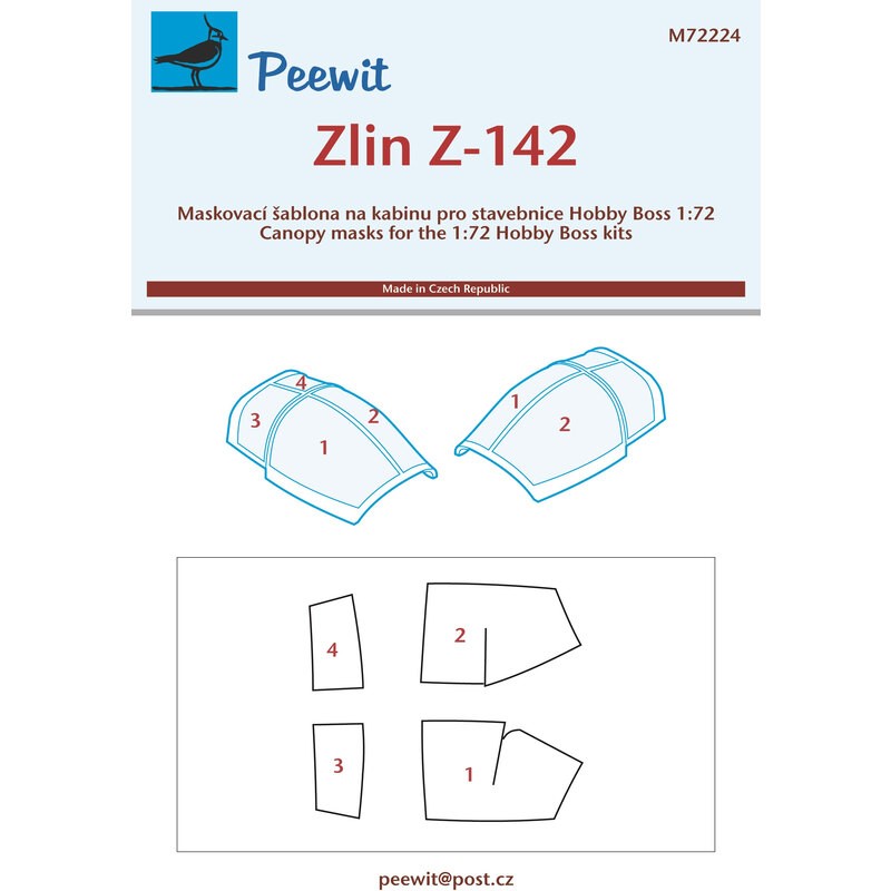 Zlin Z-142 (conçu pour être utilisé avec les kits Hobby Boss)