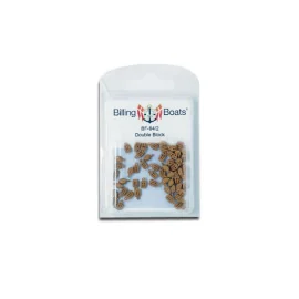 Poulies doubles 5mm (50 pcs)