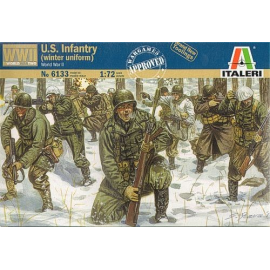 Figurine Infanterie US de la 2ème GM (en uniforme d'hiver)