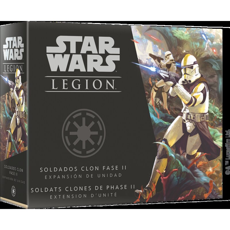 Extension et figurine pour jeux de figurines/Figurines pour jeu de figurines Star Wars Légion : Soldats Clones de Phase II