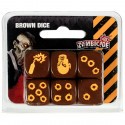 • Zombicide : Set de Dés marron