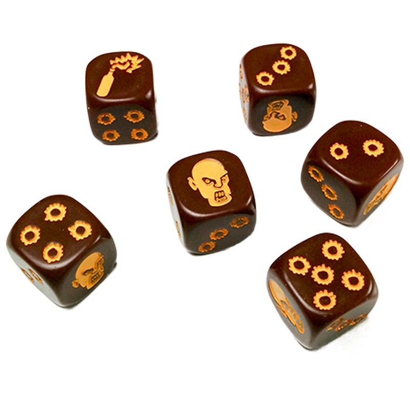 • Zombicide : Set de Dés marron