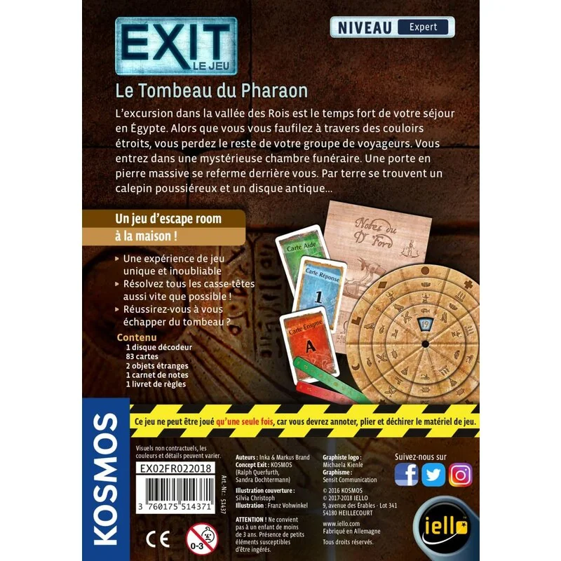 Exit : Le Tombeau du Pharaon