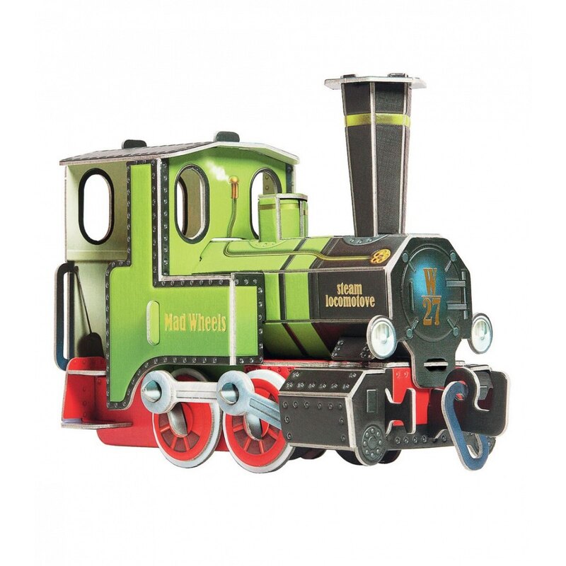 Maquette carton Locomotive à vapeur
