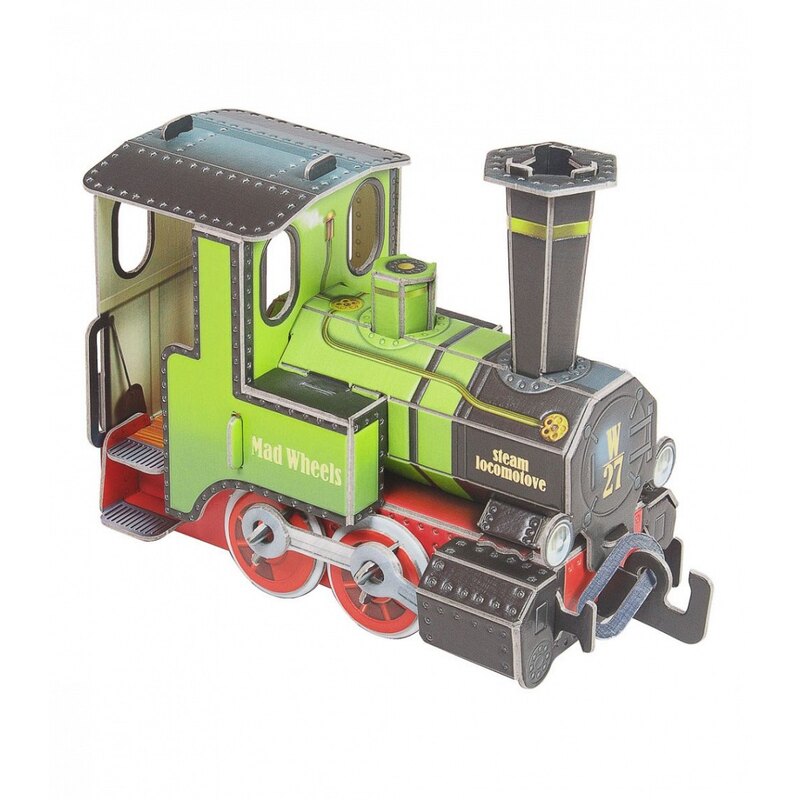 Maquette en carton Locomotive à vapeur