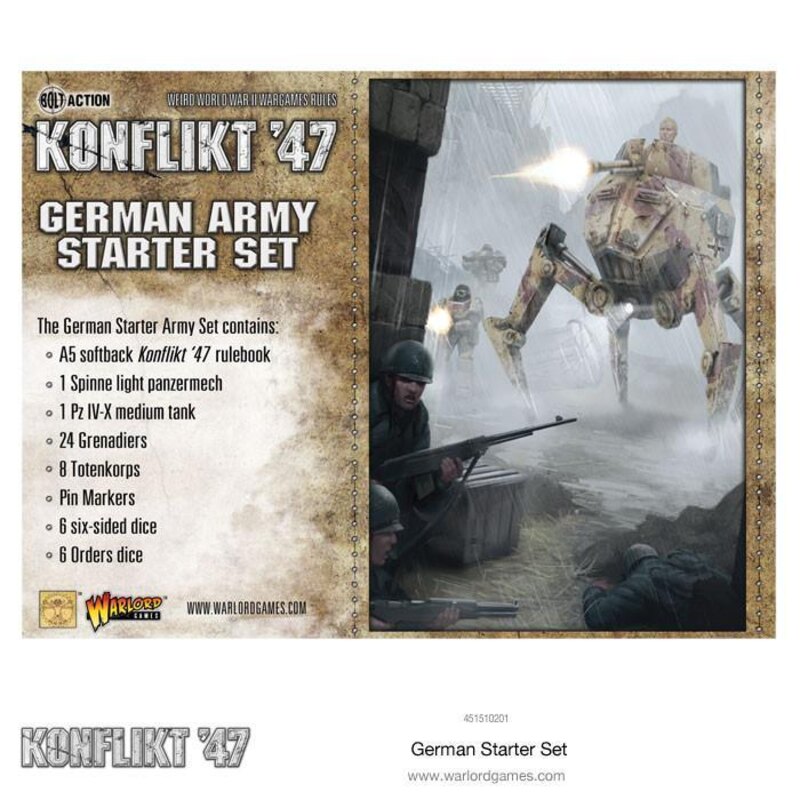 Kit de démarrage allemand Konflikt '47