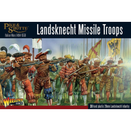 Extension et figurine pour jeux de figurines Troupes de missiles Landsknecht