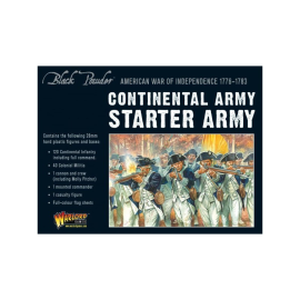 Extension et figurine pour jeux de figurines Armée de base de l'armée continentale