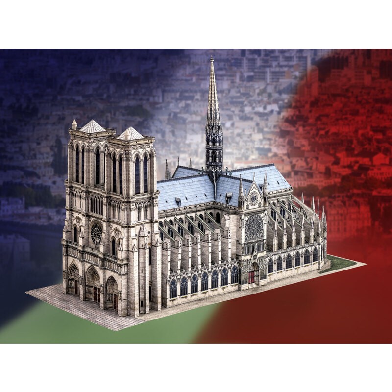 Maquette Notre Dame de Paris à construire soi-même NOTRE DAME