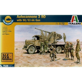 Maquette Autocannone RO3 avec canon anti-char 90/53